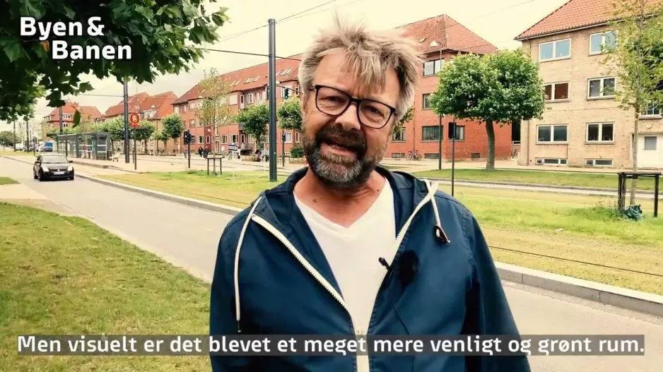 Jarl Abrahamsen fra Byforening Odense om letbanens arkitektoniske betydning