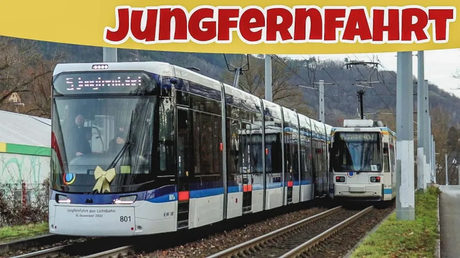 Jena's new tram in operation! | Railfunction