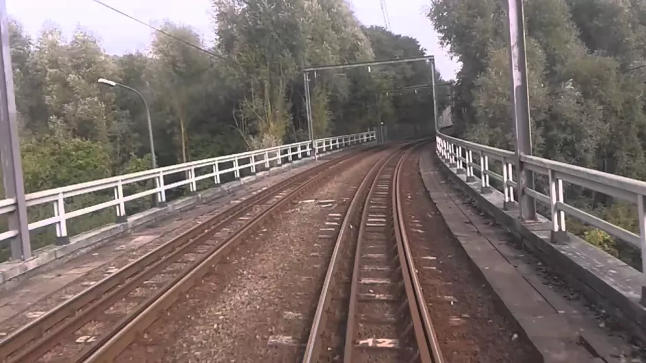 Metro line M1 - Anderlues monument - Charleroi South