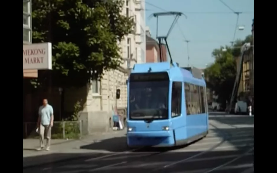 Munich tram in August 2008