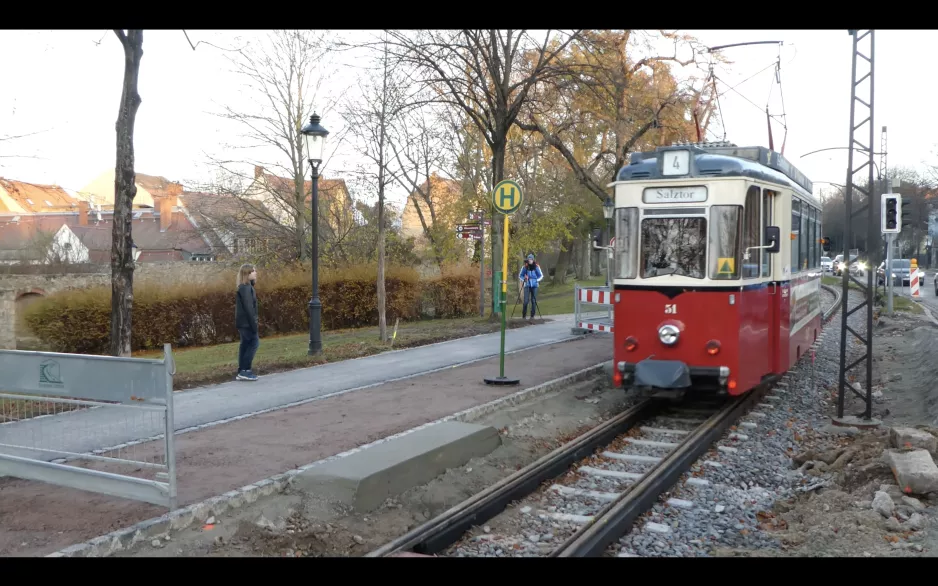 Naumburg tram route extension