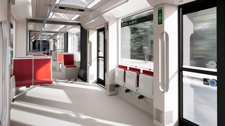 Odense Light Rail's design: Train sets and accessibility