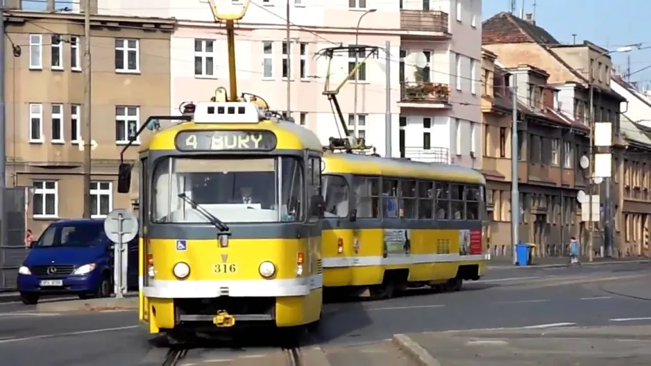 Plzeň (Pilsen) tram - Impressions October 2012