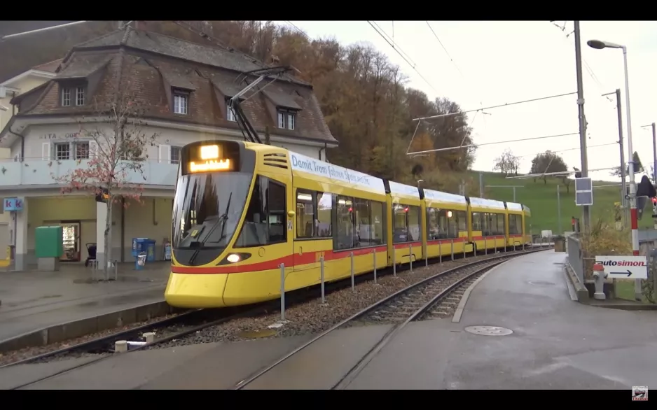 Railway crossing at Flüh station, Solothurn, Switzerland 2017