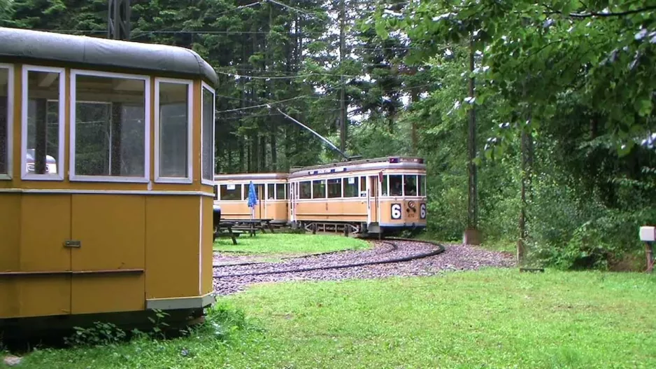 Rainy day at the Tramway Museum