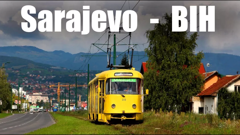 Sarajevo Tram - The tram in Sarajevo