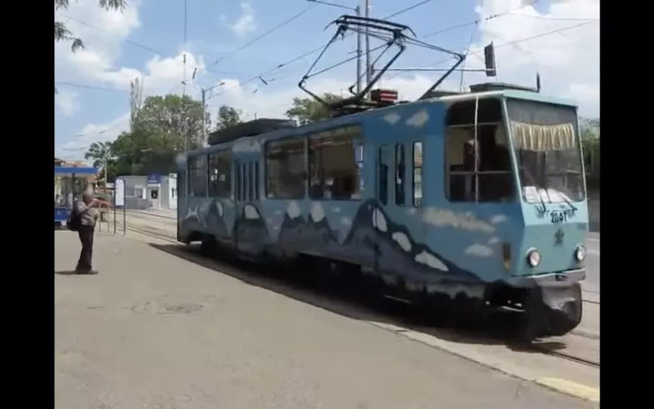 Sofia tram in June 2014 (all gauges)