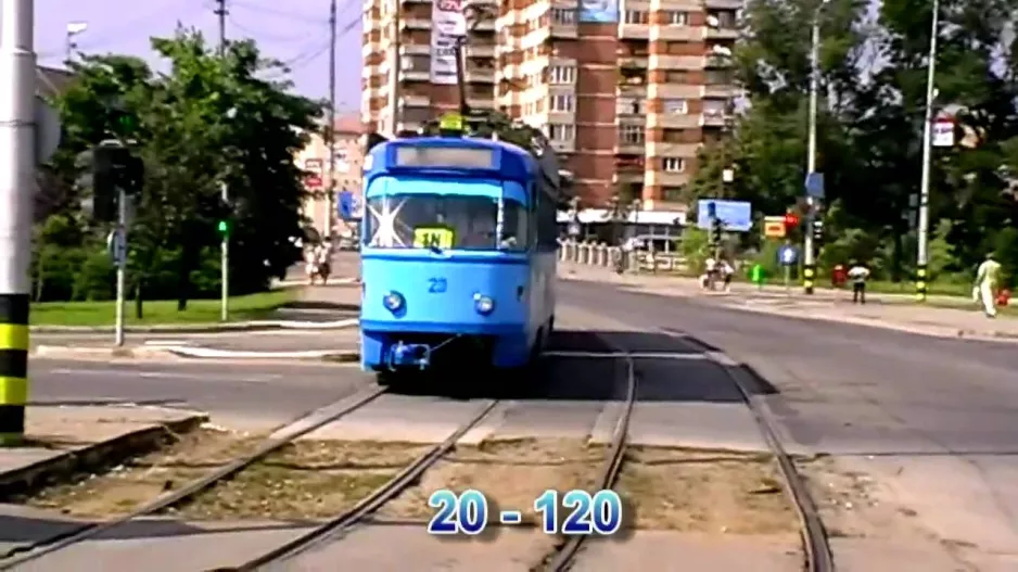 Tatra T4D + B4D tram in Oradea (Part 1)