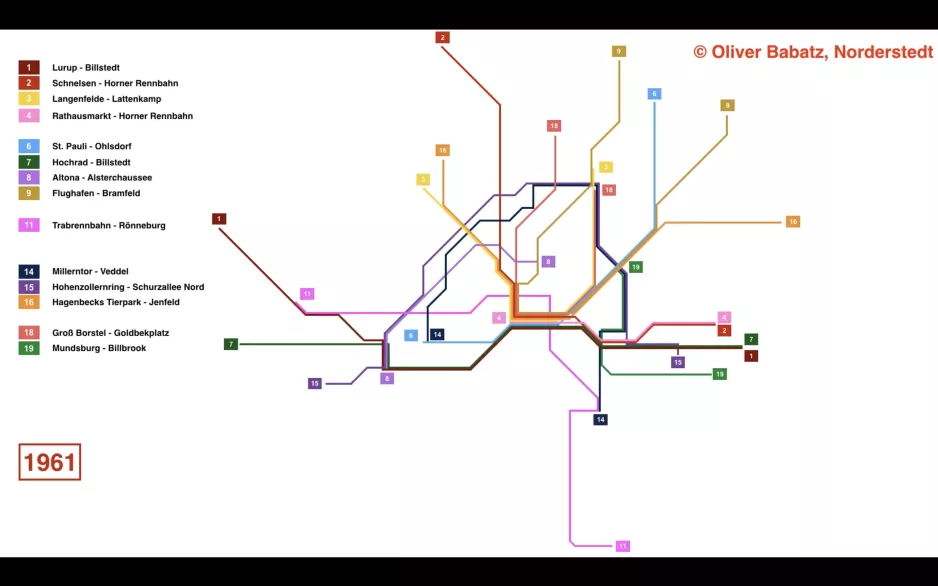 The Hamburg Tram - A Network Disappears