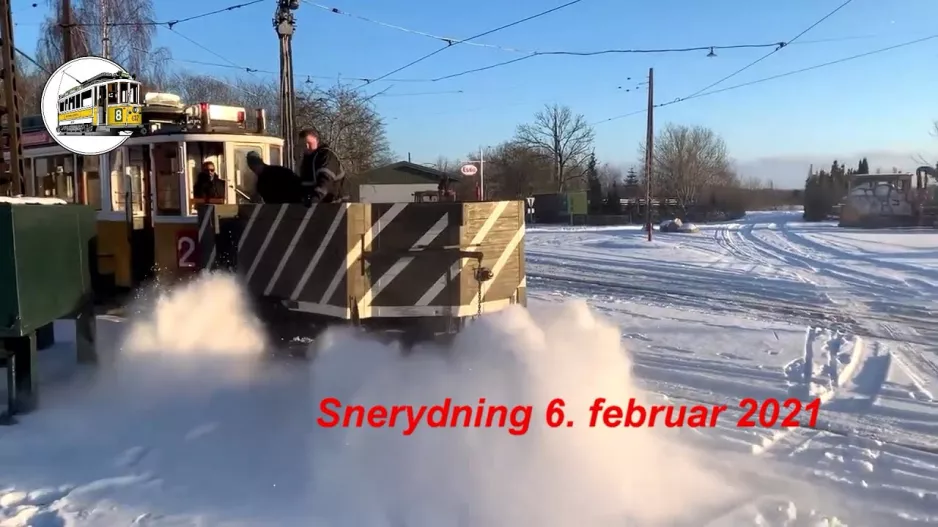 The Railway Museum - snow removal 6 February 2021