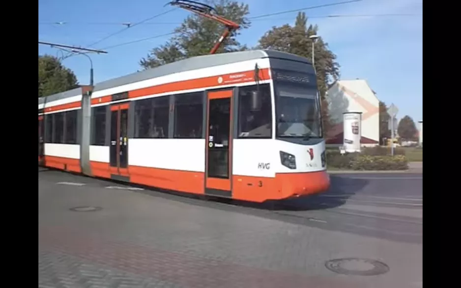 The tram in Halberstadt