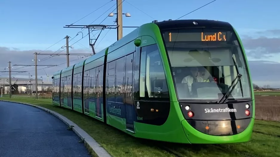 The tramway in Lund