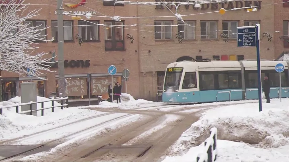 Tram Type M32 in Winter Skrud 2011