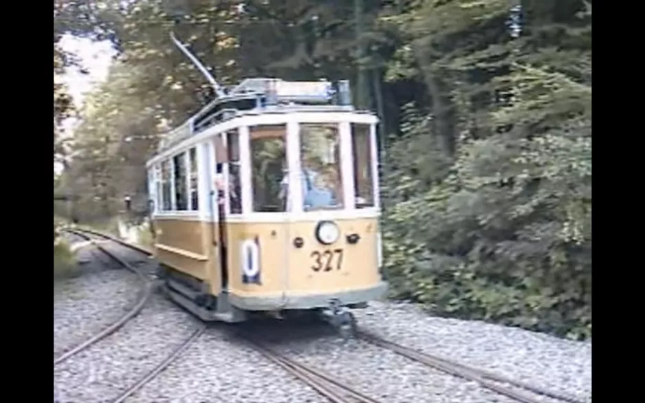 Trams at Skoldenæsholm. July 27, 2004