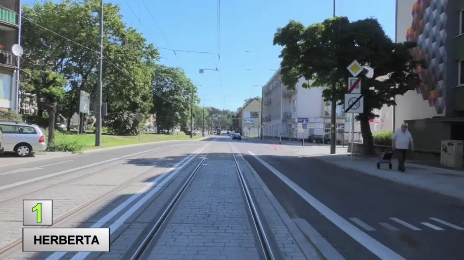 Trams Gorzów Wielkopolski 2020 Line 1