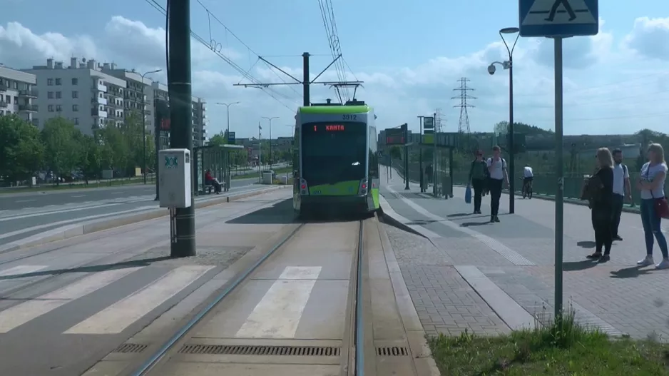 Trams Olsztyn 2019 line 3