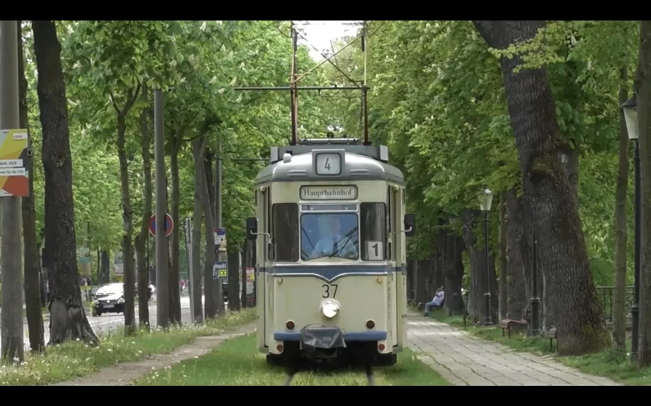 "Wilde Zicke": Germany's smallest tram | Tram Naumburg (Saale) | 05/2019