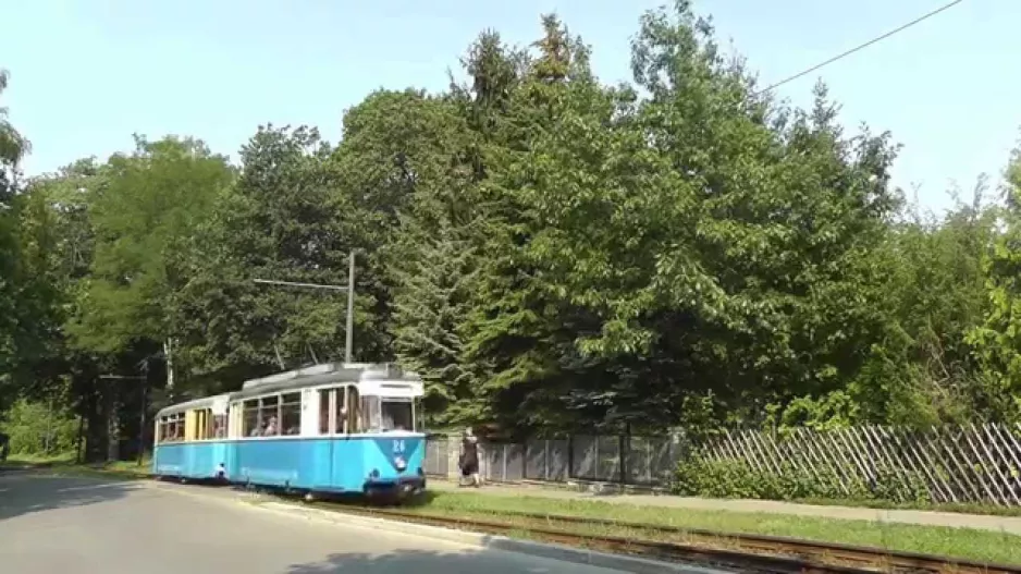 Woltersdorfer Tram - Short impressions with historic vehicles - 08.08.2015